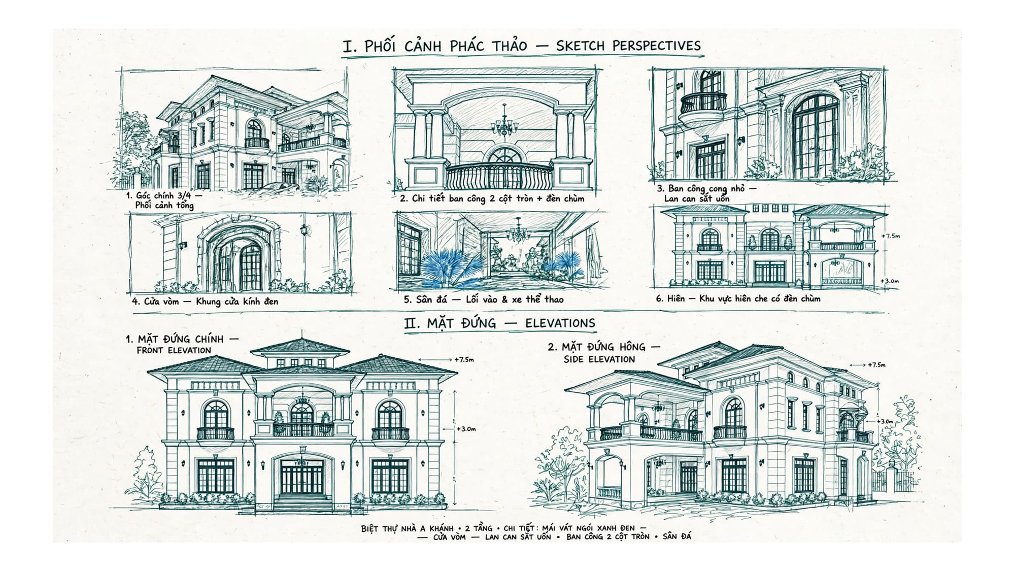 AKHANH NEO-CLASSIC VILLA — ĐỈNH CAO BIỆT THỰ TÂN CỔ ĐIỂN TẠI THÁI BÌNH (Kiến trúc) tại Thái Bình — ảnh công trình 8/8