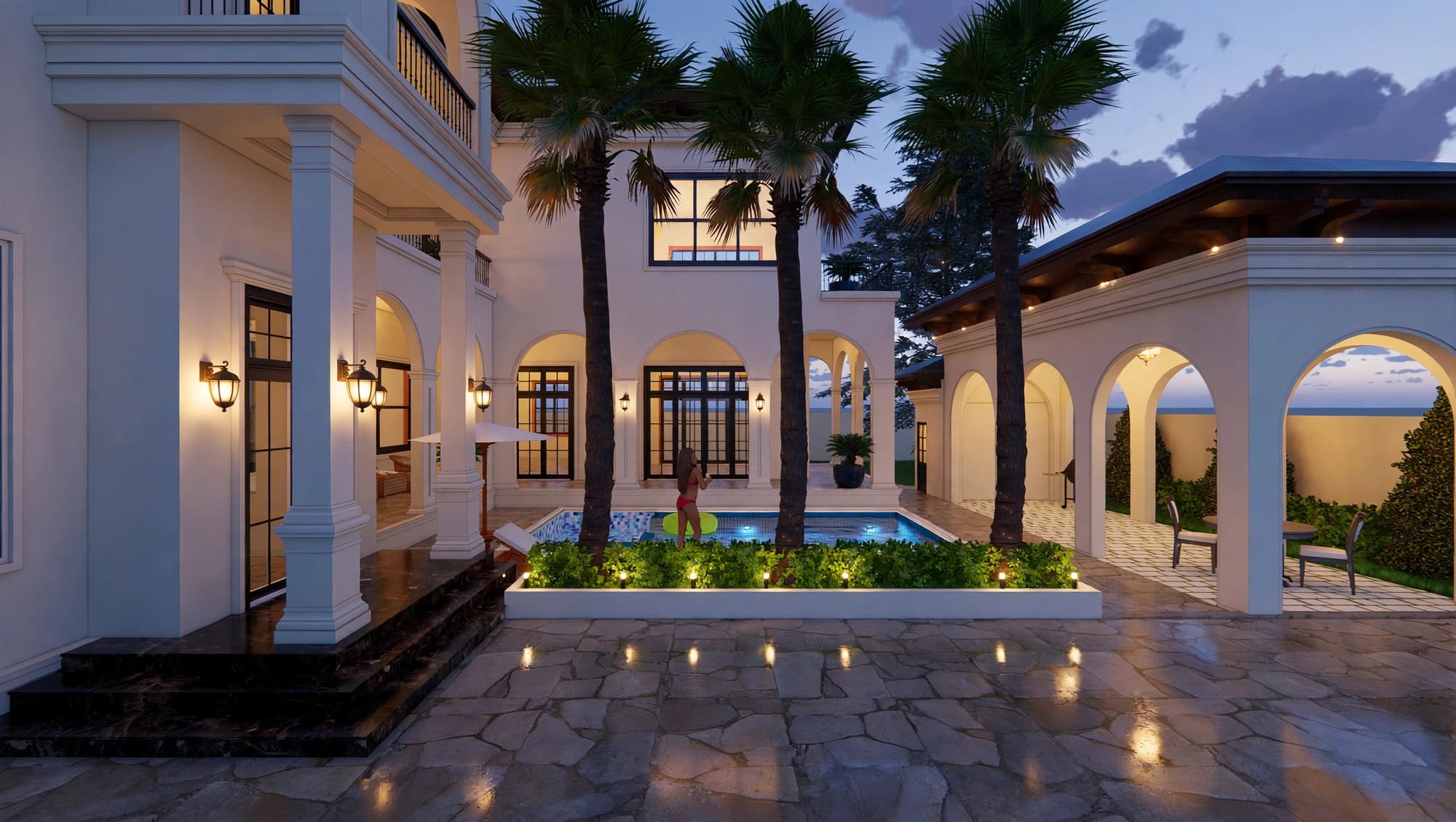 Anam Mediterranean Villa Vĩnh Yên — Tuyệt Tác Biệt Thự Đẳng Cấp Từ GreenAnt Architecture (Kiến trúc) tại Vĩnh Yên — ảnh công trình 11/14