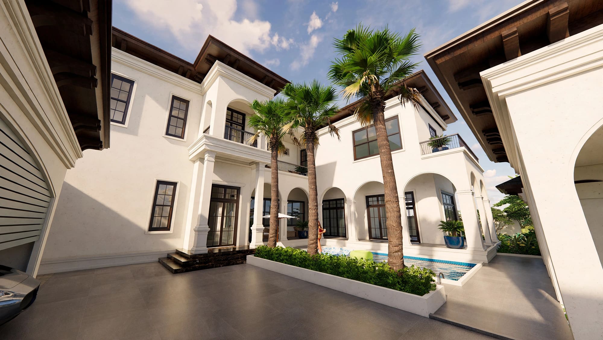Anam Mediterranean Villa Vĩnh Yên — Tuyệt Tác Biệt Thự Đẳng Cấp Từ GreenAnt Architecture (Kiến trúc) tại Vĩnh Yên — ảnh công trình 1/14