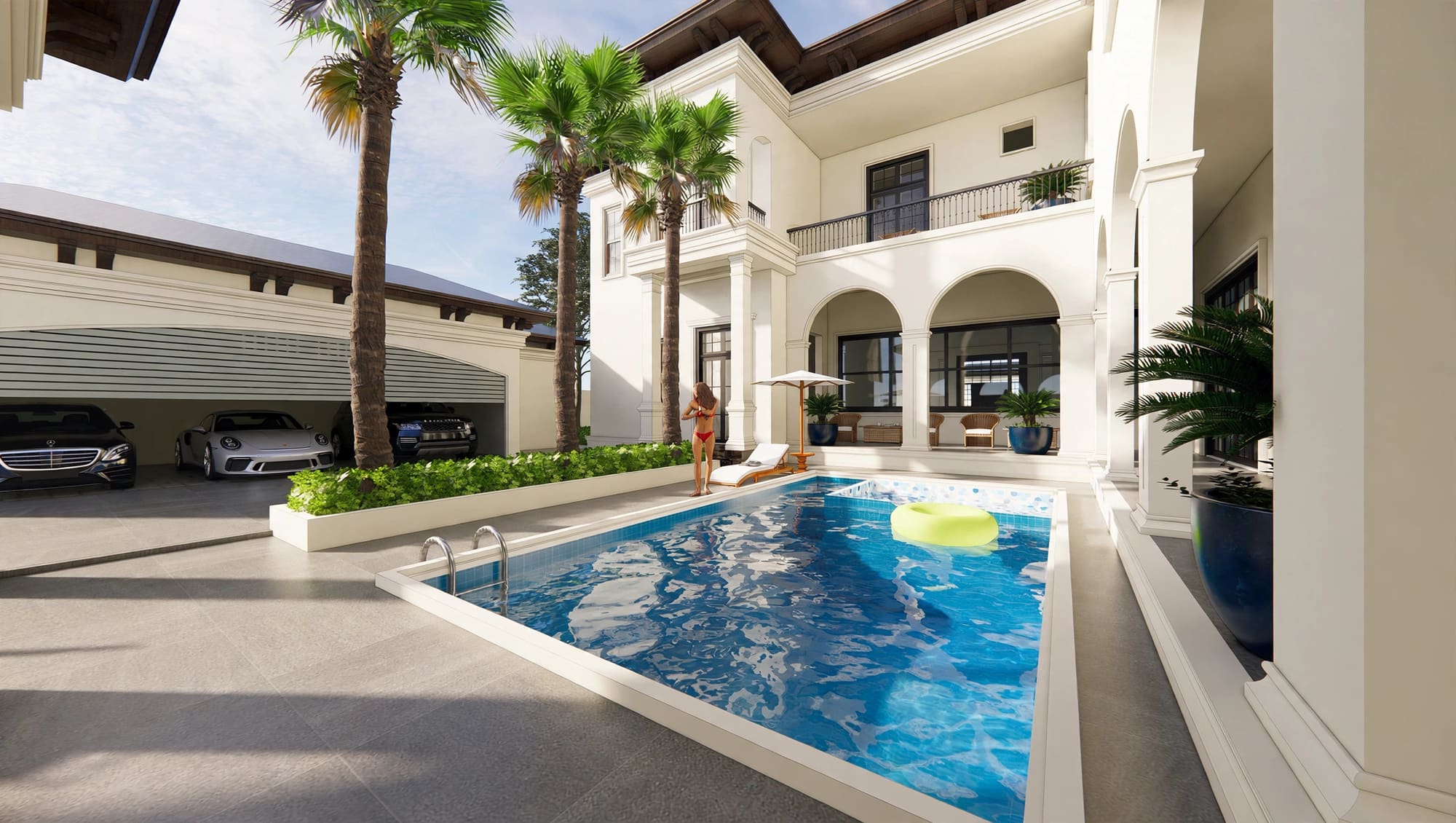 Anam Mediterranean Villa Vĩnh Yên — Tuyệt Tác Biệt Thự Đẳng Cấp Từ GreenAnt Architecture (Kiến trúc) tại Vĩnh Yên — ảnh công trình 3/14