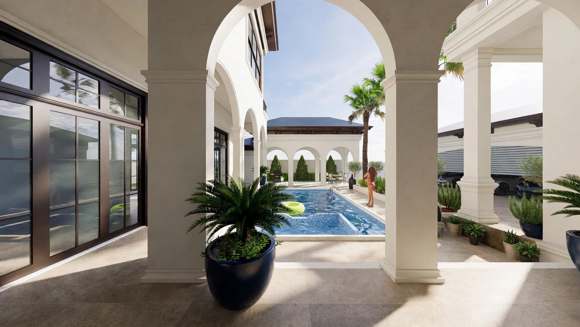 Anam Mediterranean Villa Vĩnh Yên — Tuyệt Tác Biệt Thự Đẳng Cấp Từ GreenAnt Architecture (Kiến trúc) tại Vĩnh Yên — ảnh công trình 4/14