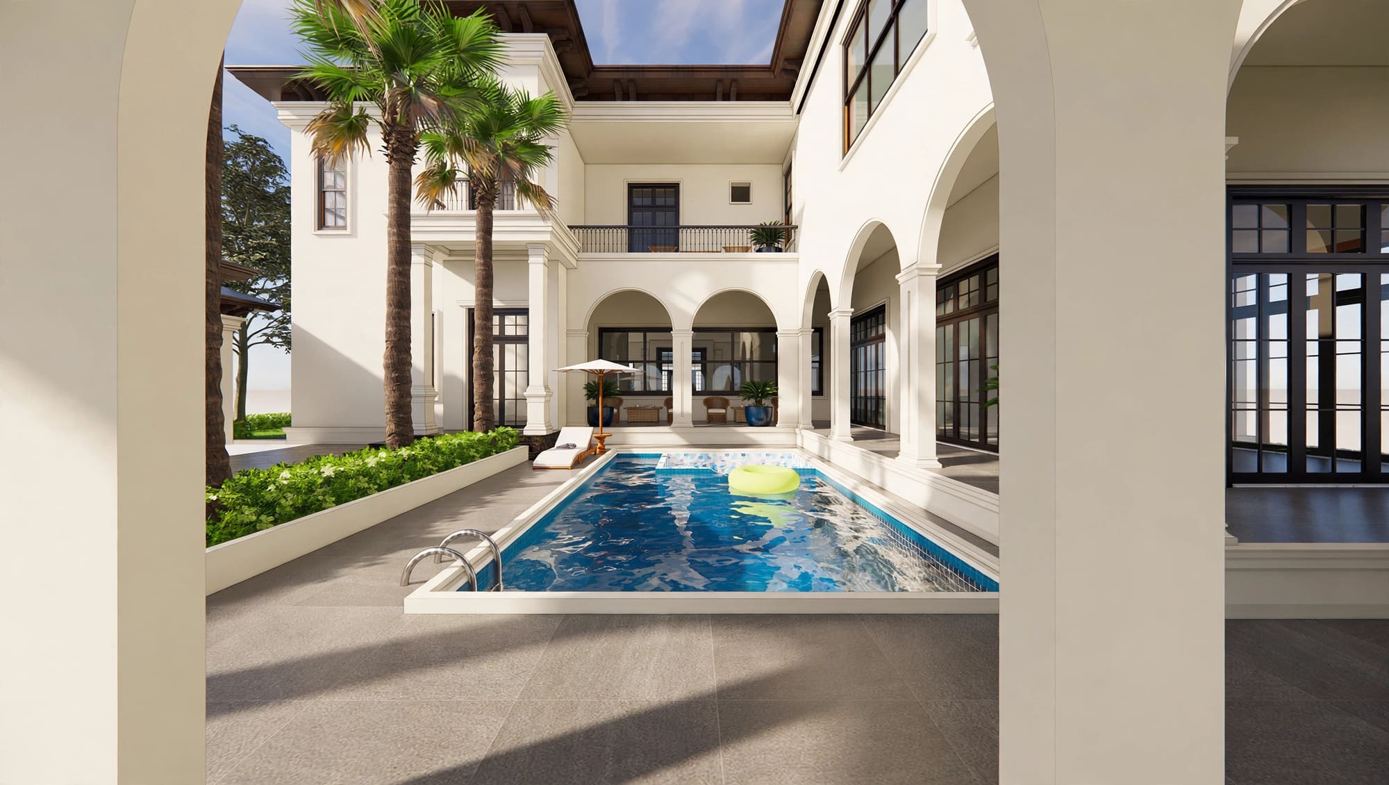 Anam Mediterranean Villa Vĩnh Yên — Tuyệt Tác Biệt Thự Đẳng Cấp Từ GreenAnt Architecture (Kiến trúc) tại Vĩnh Yên — ảnh công trình 8/14