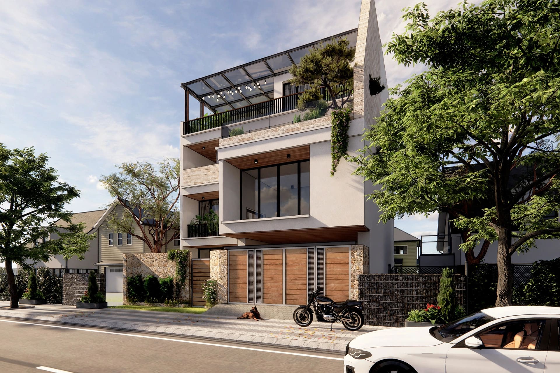 Aquan Modern Villa — Tuyệt Tác Biệt Thự Hiện Đại Tại Bắc Giang (Kiến trúc) tại Bắc Giang — ảnh công trình 6/8