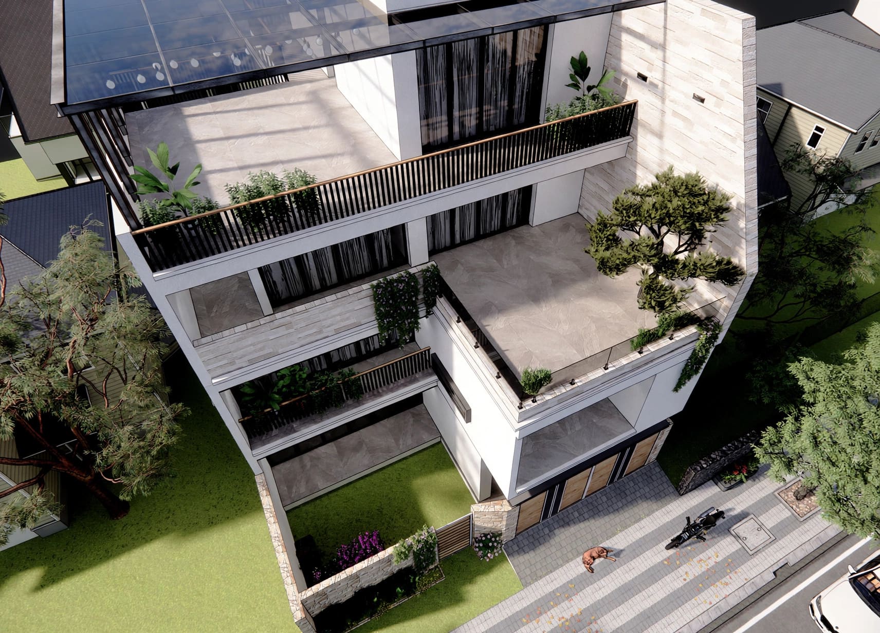 Aquan Modern Villa — Tuyệt Tác Biệt Thự Hiện Đại Tại Bắc Giang (Kiến trúc) tại Bắc Giang — ảnh công trình 5/8