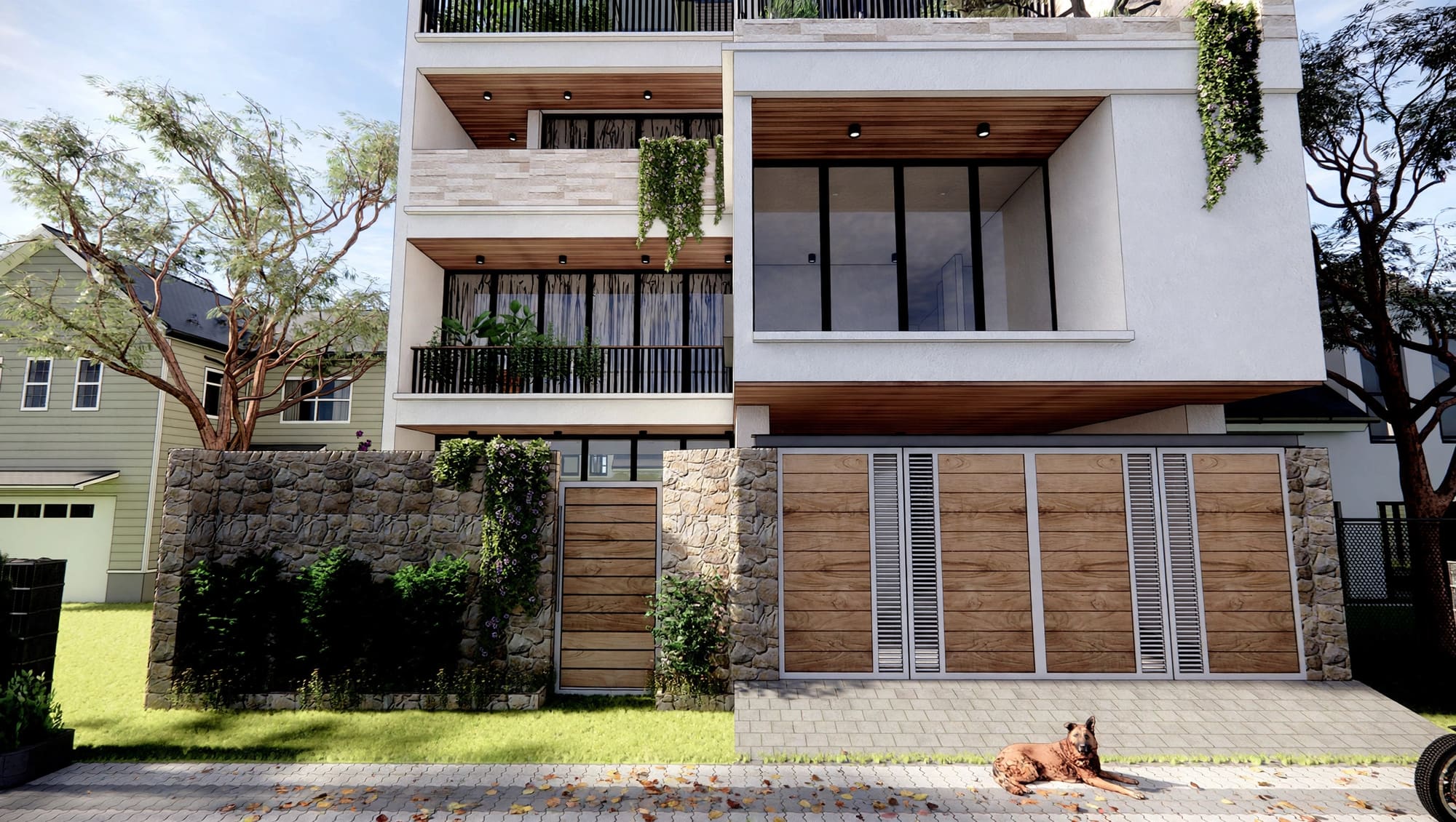 Aquan Modern Villa — Tuyệt Tác Biệt Thự Hiện Đại Tại Bắc Giang (Kiến trúc) tại Bắc Giang — ảnh công trình 4/8