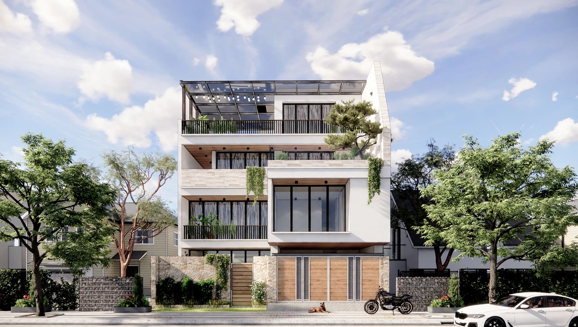 Aquan Modern Villa — Tuyệt Tác Biệt Thự Hiện Đại Tại Bắc Giang (Kiến trúc) tại Bắc Giang — ảnh công trình 3/8