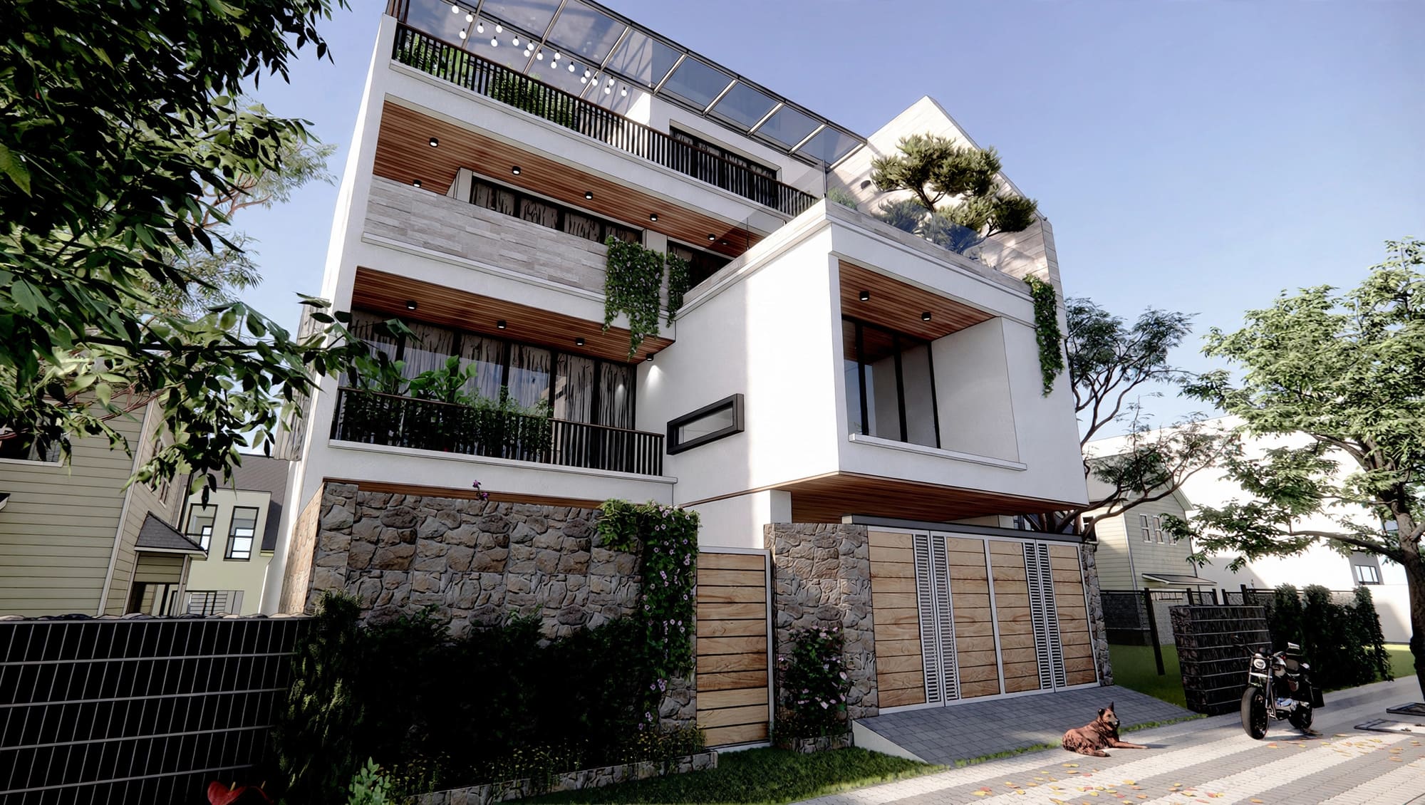 Aquan Modern Villa — Tuyệt Tác Biệt Thự Hiện Đại Tại Bắc Giang (Kiến trúc) tại Bắc Giang — ảnh công trình 1/8