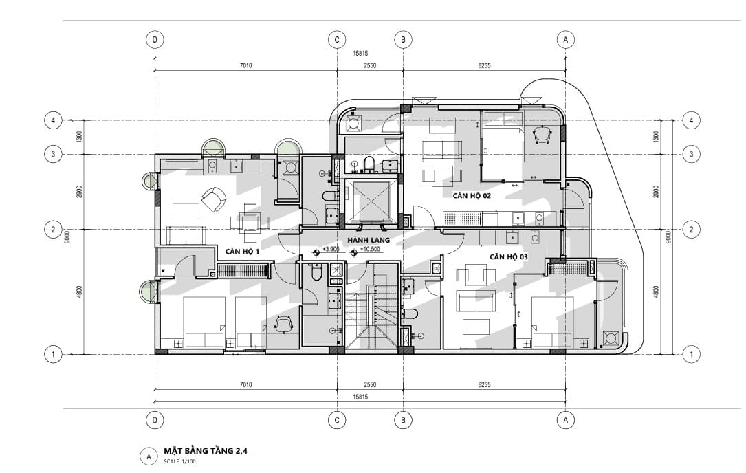 Ehoa Green Tower — Kiệt Tác Kiến Trúc Xanh Chuẩn LEED Tại Hà Nội (Kiến trúc) tại Vinh — ảnh công trình 6/10