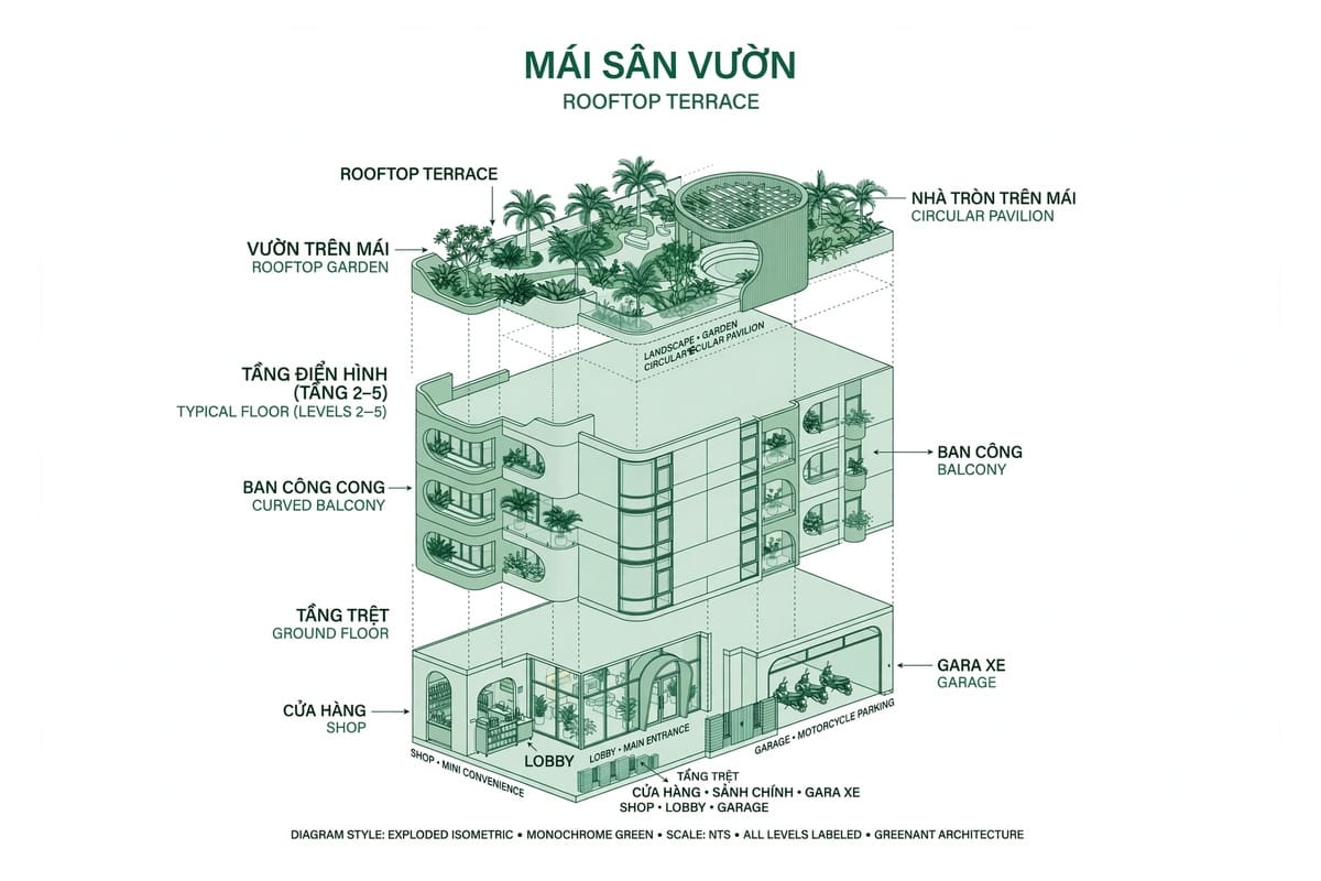 Ehoa Green Tower — Kiệt Tác Kiến Trúc Xanh Chuẩn LEED Tại Hà Nội (Kiến trúc) tại Vinh — ảnh tổng thể