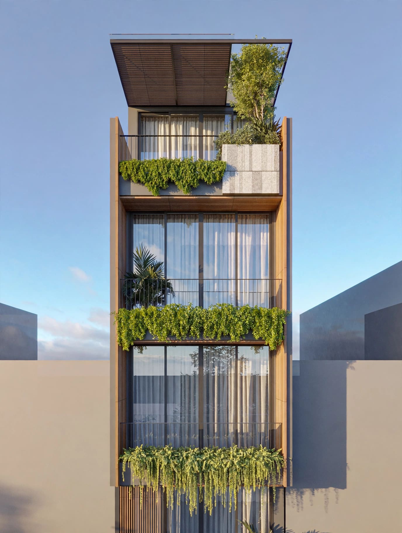 Etung Townhouse — Biểu Tượng Kiến Trúc Xanh bền vững & đẳng cấp (Kiến trúc) tại Hà Nội — ảnh công trình 2/9