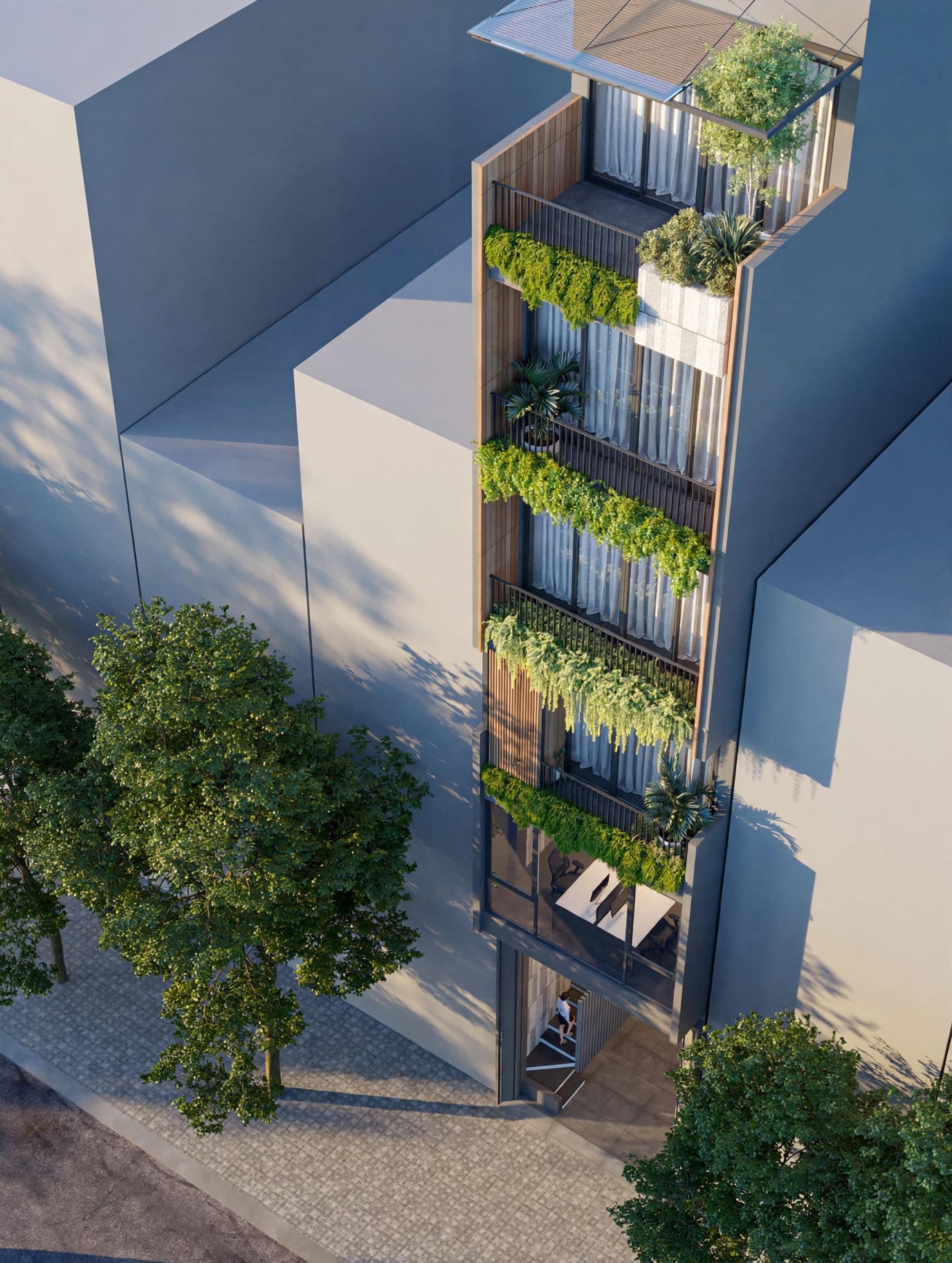Etung Townhouse — Biểu Tượng Kiến Trúc Xanh bền vững & đẳng cấp (Kiến trúc) tại Hà Nội — ảnh công trình 3/9