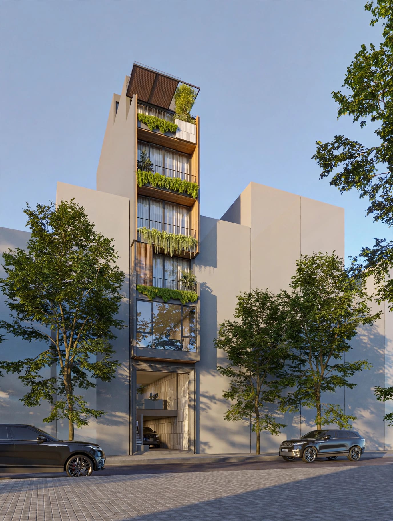 Etung Townhouse — Biểu Tượng Kiến Trúc Xanh bền vững & đẳng cấp (Kiến trúc) tại Hà Nội — ảnh công trình 7/9