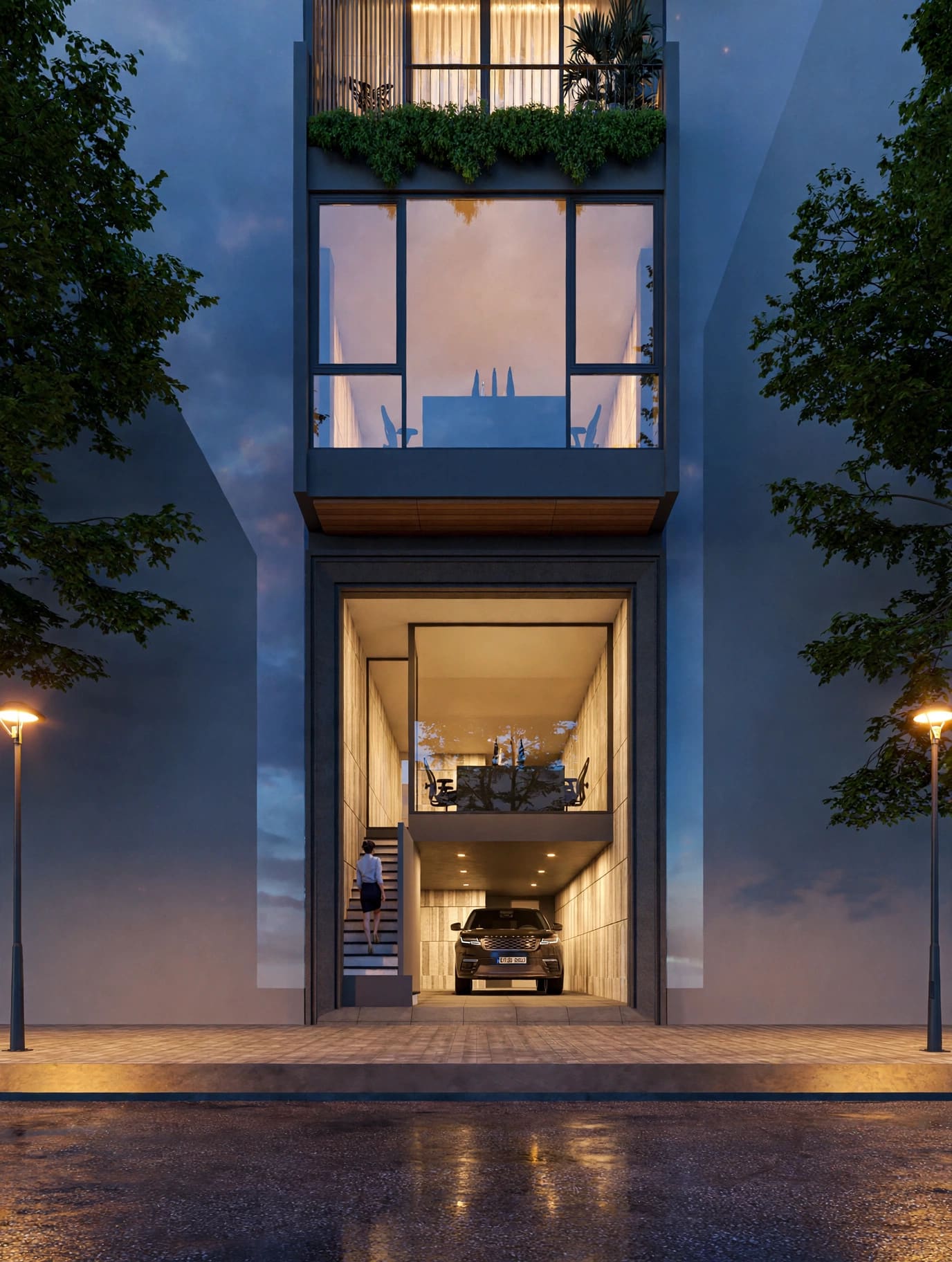 Etung Townhouse — Biểu Tượng Kiến Trúc Xanh bền vững & đẳng cấp (Kiến trúc) tại Hà Nội — ảnh công trình 8/9